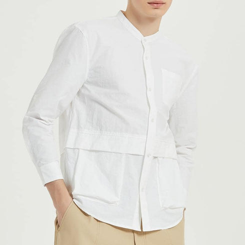 Boysnextdoor Round Collar Shirt White